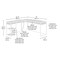 Sauder L-Desk, 60 in D X 29.72 in H, 65.98 in W X Engineered wood, Metal 430358 - alternate 5